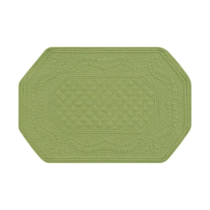 Green Octagonal Placemat