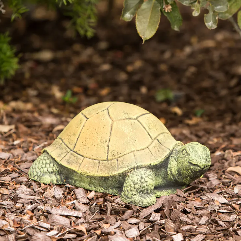 Green Turtle Set of 2 By Garden Age Supply
