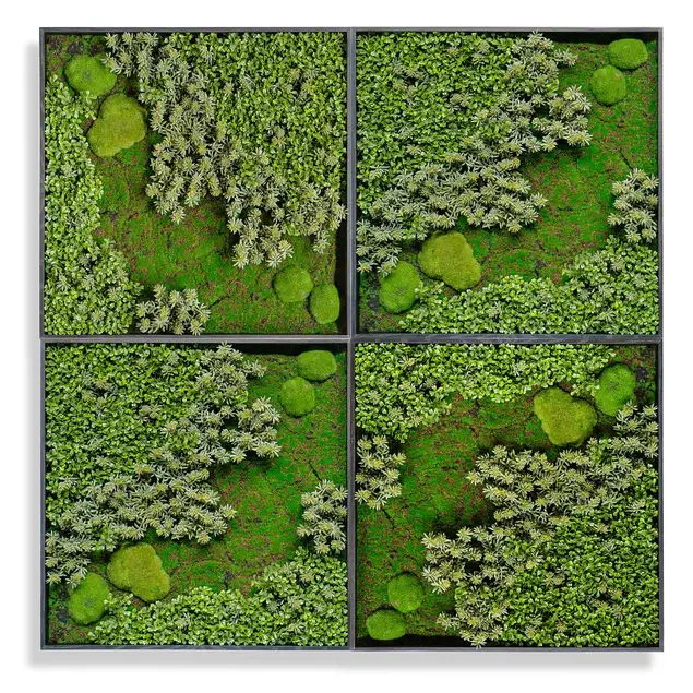 Green Wall, "Essex Mix 1" By Gold Leaf Design Group
