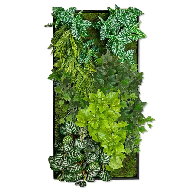 Green Wall, Pothos Mix By Gold Leaf Design Group