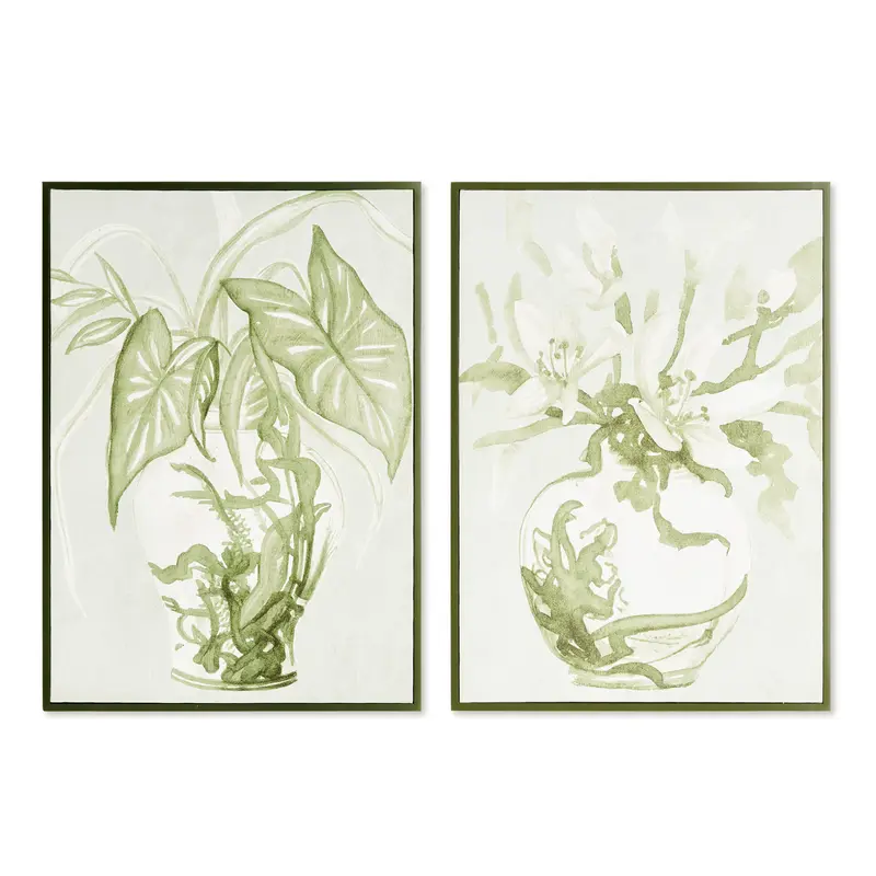 Greenery In Chinoiserie Giclees St/2