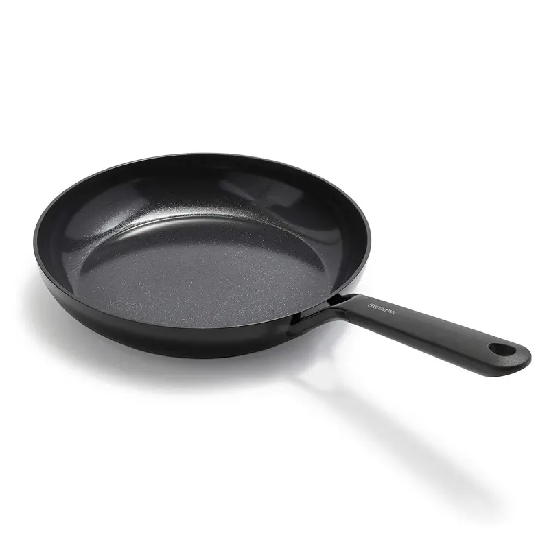 GreenPan SmartShape Healthy Ceramic Nonstick Hard Anodized Frypan/Skillet, 11", Black