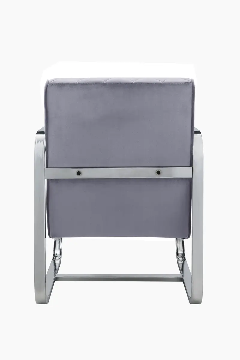 Grey Accent Chair By Homeroots
