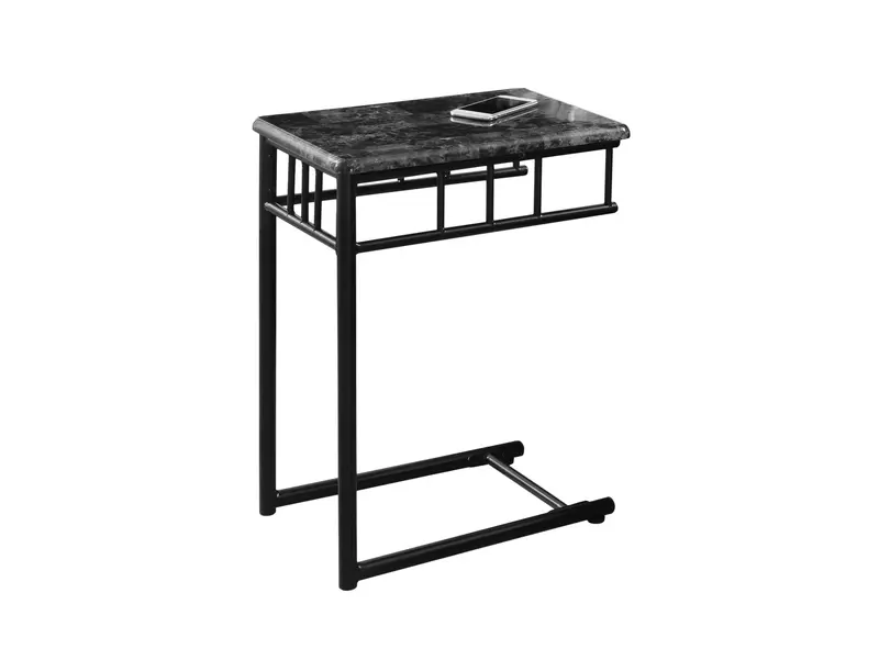 Grey Grey Mdf Metal Accent Table By Homeroots