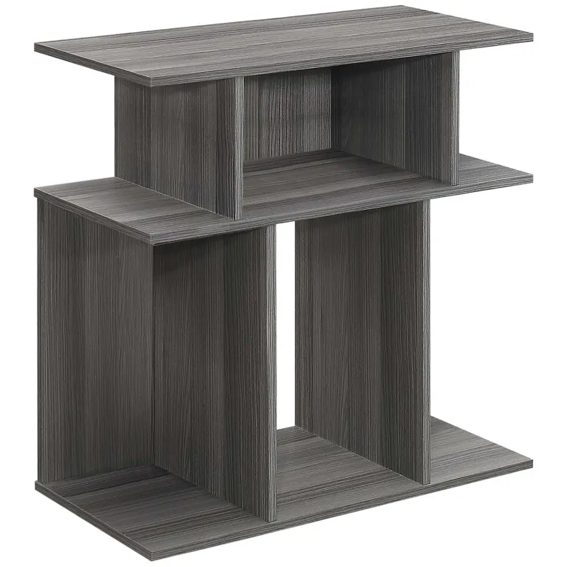 Grey Particle Board Laminate Accent Table By Homeroots
