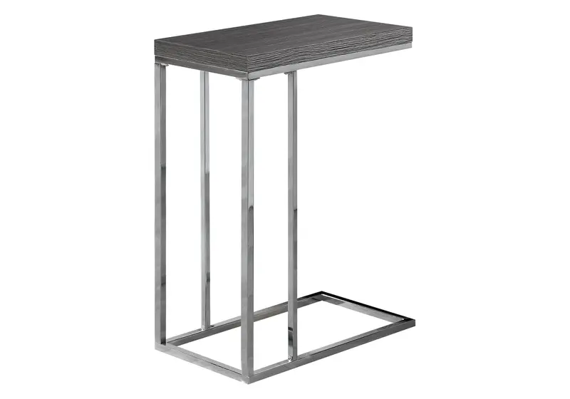 Grey Particle Board Metal Accent Table By Homeroots - 333105