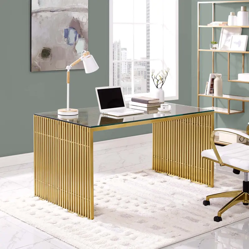 Gridiron Stainless Steel Dining Table By Modway - EEI-3038