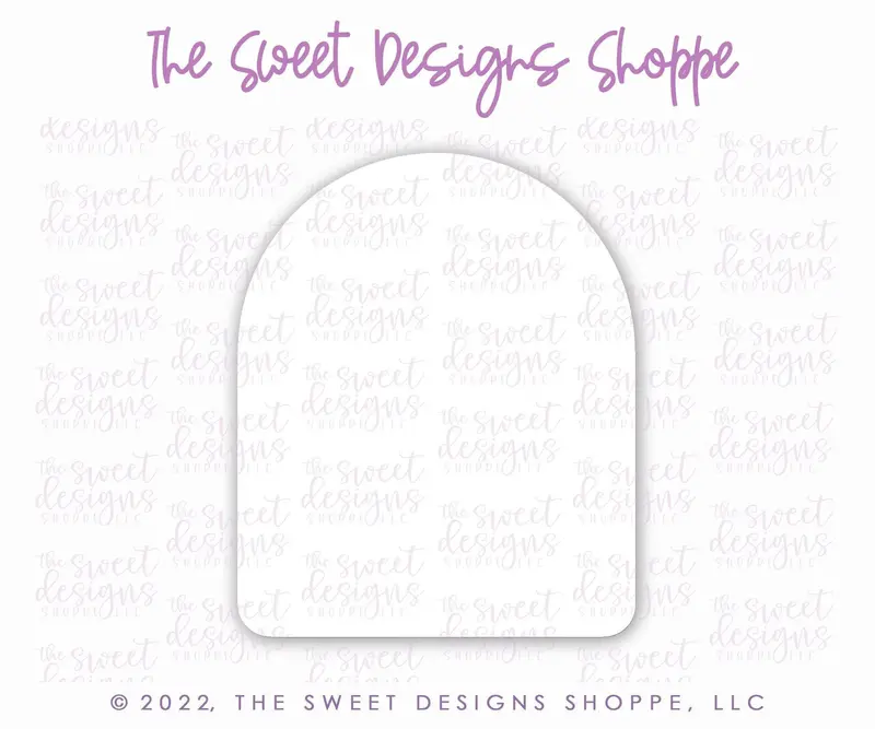 Groovy Arch Plaque - Cookie Cutter