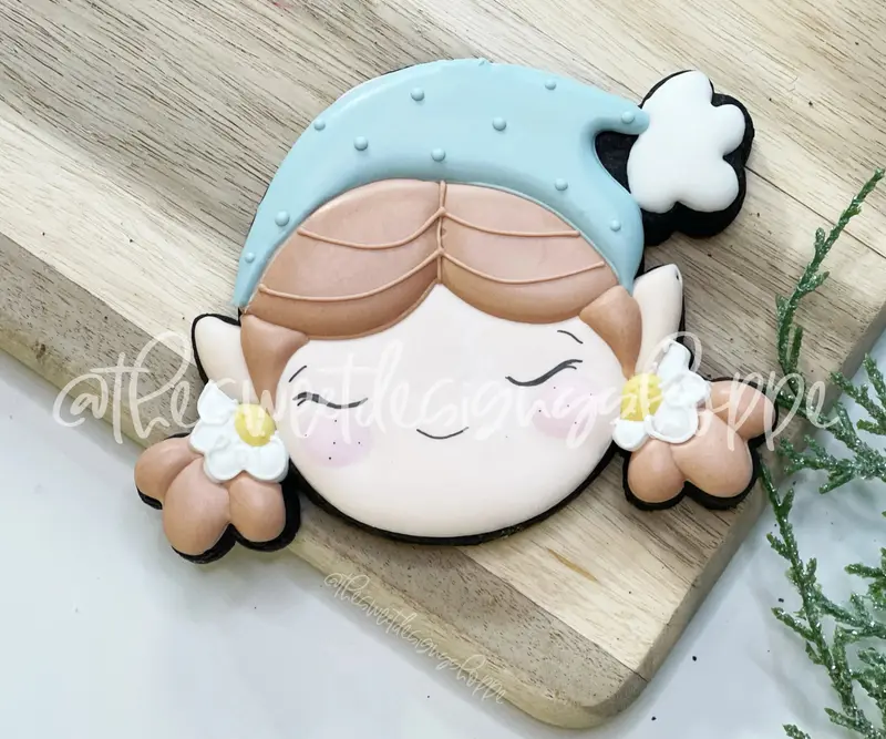 Groovy Girl Elf Face - Cookie Cutter