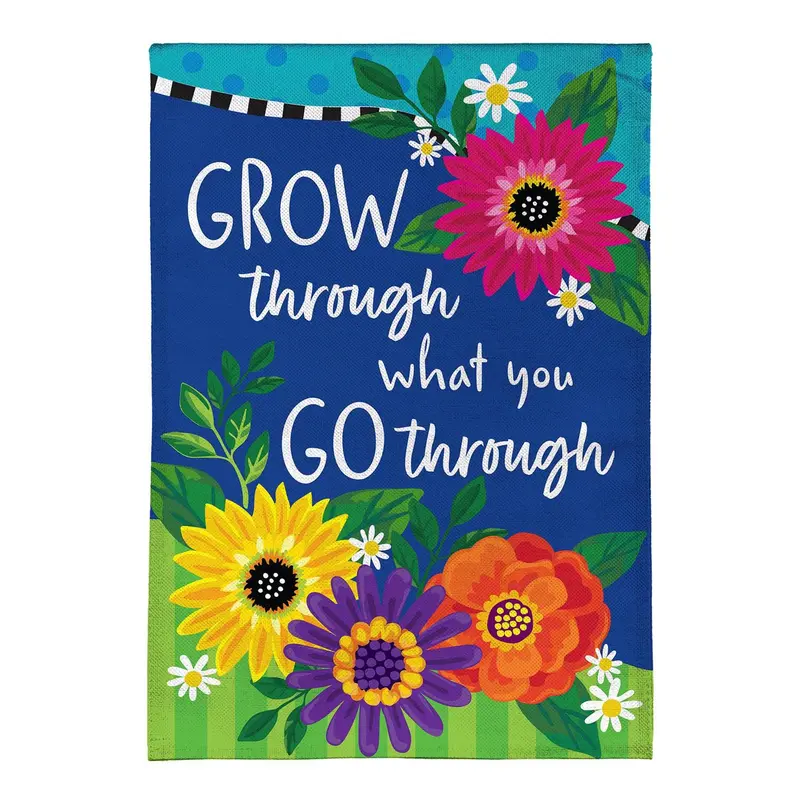 Grow Through Burlap Flag House