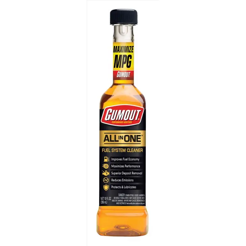 Gumout All-In-One Gasoline Fuel System Cleaner 10 oz (Pack of 6)