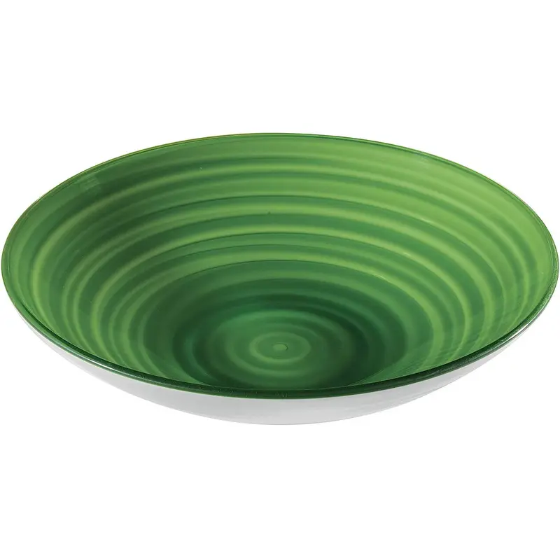 GUZZINI CENTERPIECE/FRUIT BOWL TWIST - TRANSPARENT KIWI