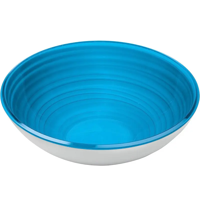GUZZINI L BOWL TWIST - CLEAR BLUE