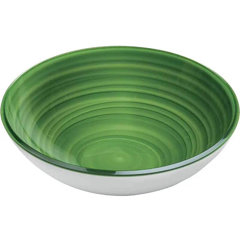 GUZZINI M BOWL TWIST - TRANSPARENT KIWI