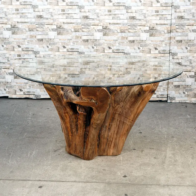 Habini Teak Root Dining Table By Garden Age Supply