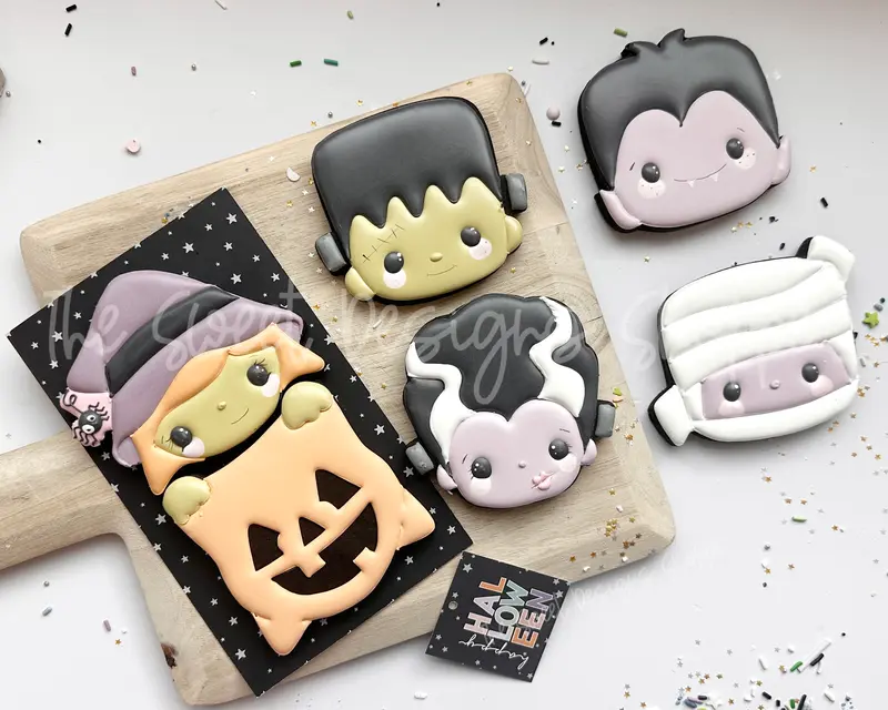 Halloween Character Treat Bag Sets - Cookie Cutters Set - Set of 6 - Cookie Cutters