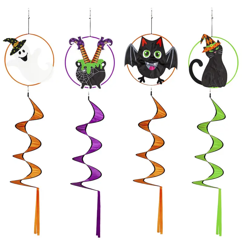 Halloween Wind Spinner, 4 Asst