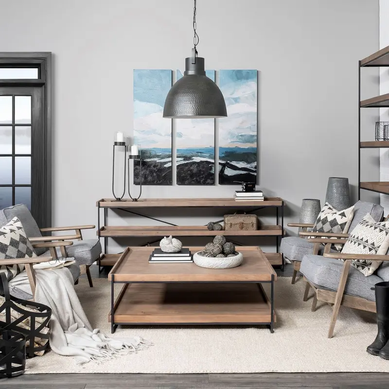 Hammered Gray Metal Pendant Hanging Light By Homeroots