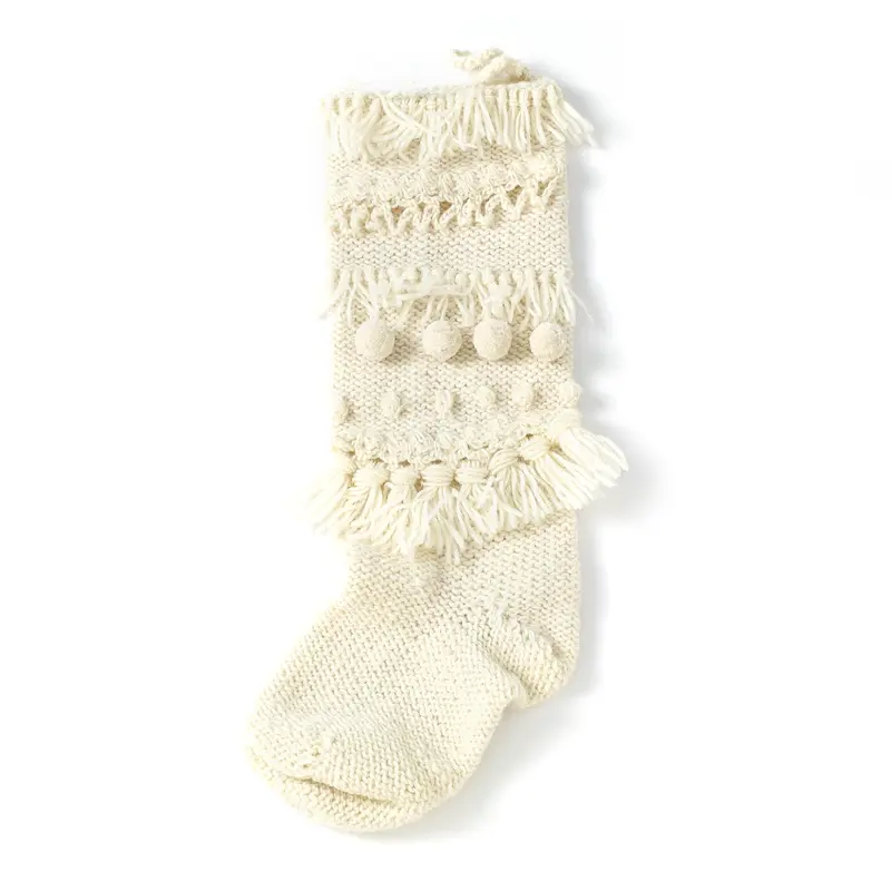 Hand Knit Stocking Set of 2 By Accent Decor