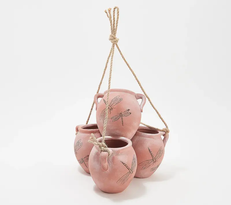 Hanging pot planter, terra cotta,zq2cg423b