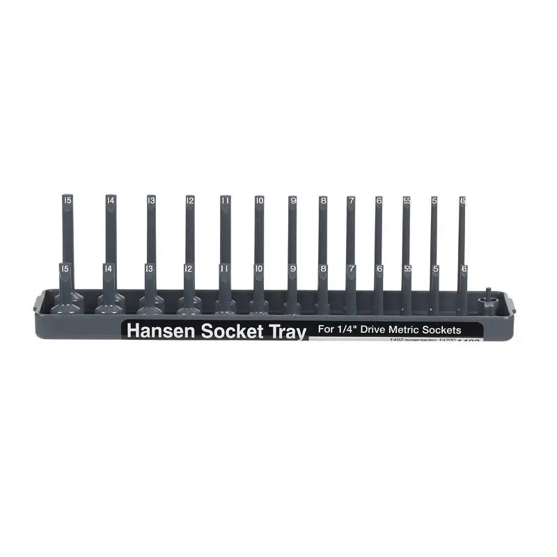Hansen Global 9 in. L X 1/4 in. drive Metric Socket 1 pc - Deal of The Week