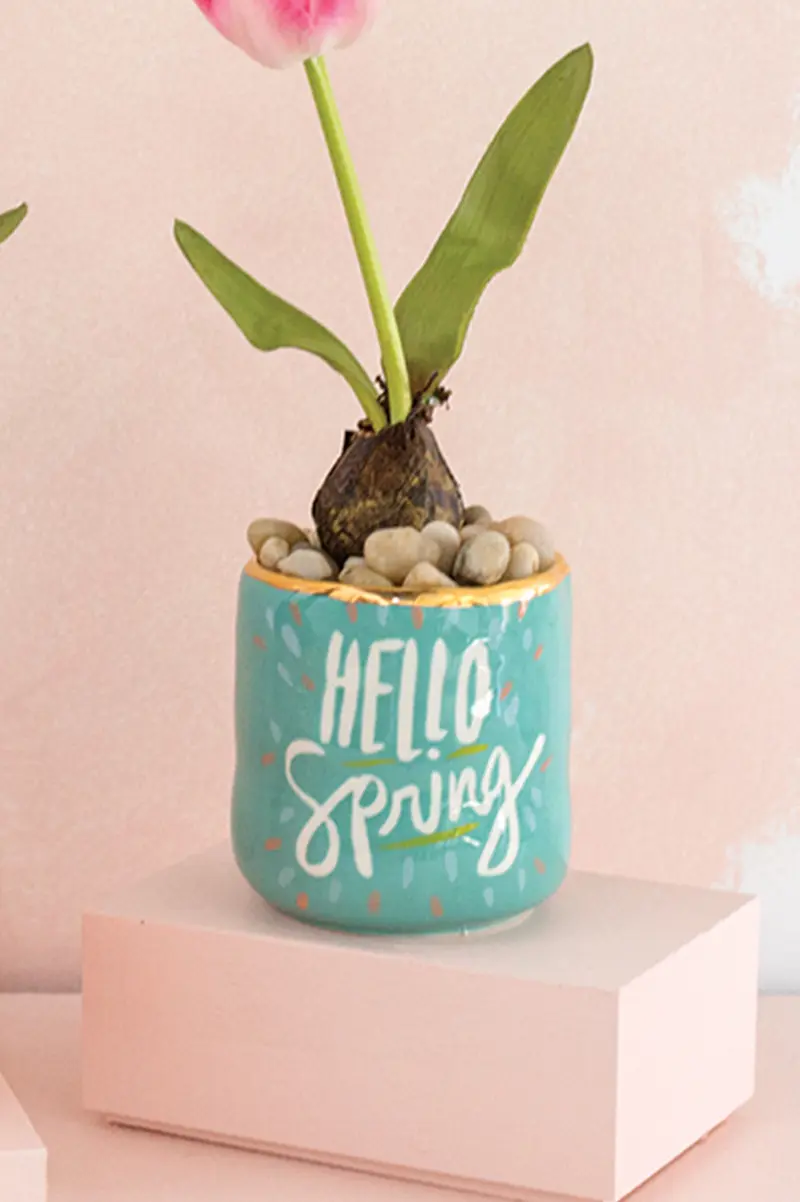 Happy Easter Pot Set of 4 By Accent Decor