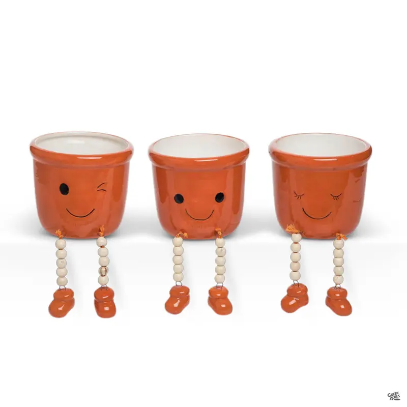 Happy Shelf Sitter Pots