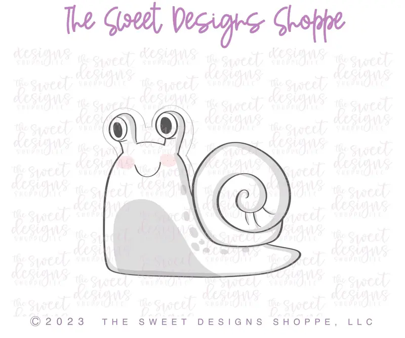 Happy Snail - Cookie Cutter
