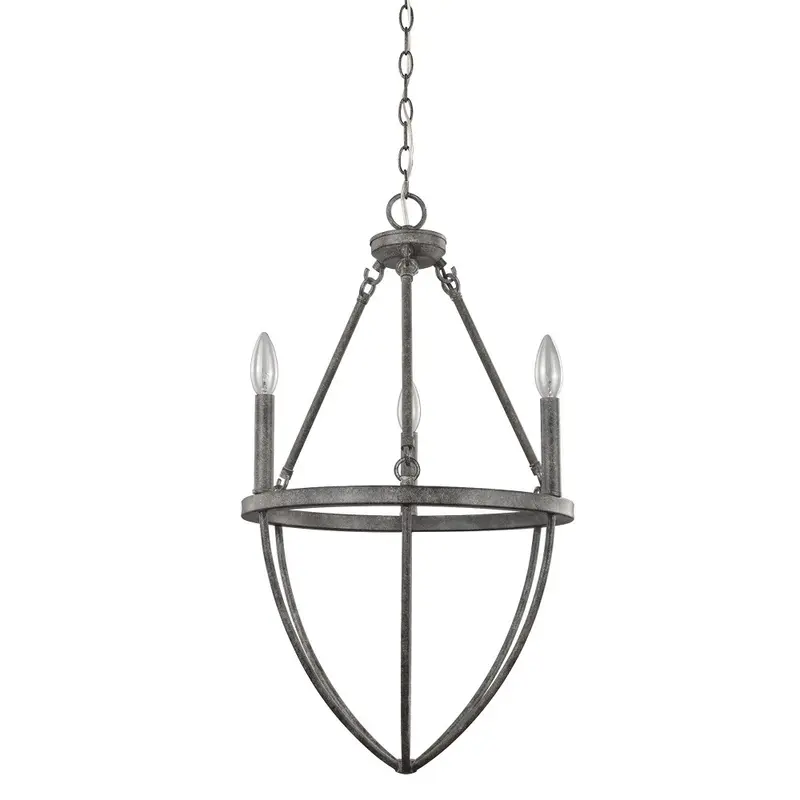 Harlow 3-Light Ash Chandelier By Homeroots