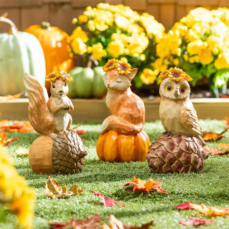 Harvest Animal Statue, 11.5"H