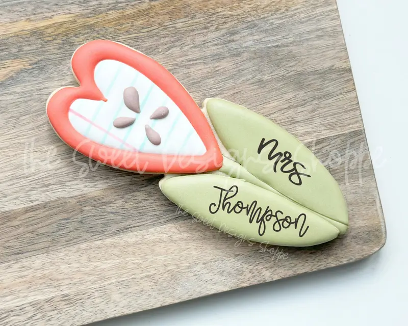 Heart Long Flower - Cookie Cutter