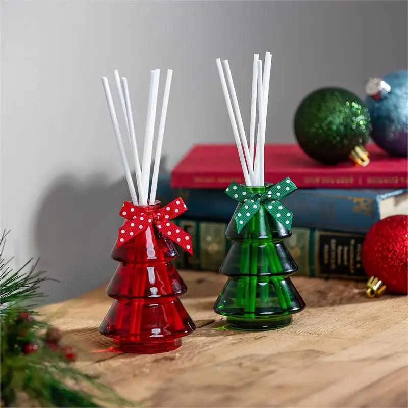Heartfelt Cheer Diffuser, Glass Tree Shaped Diffuser