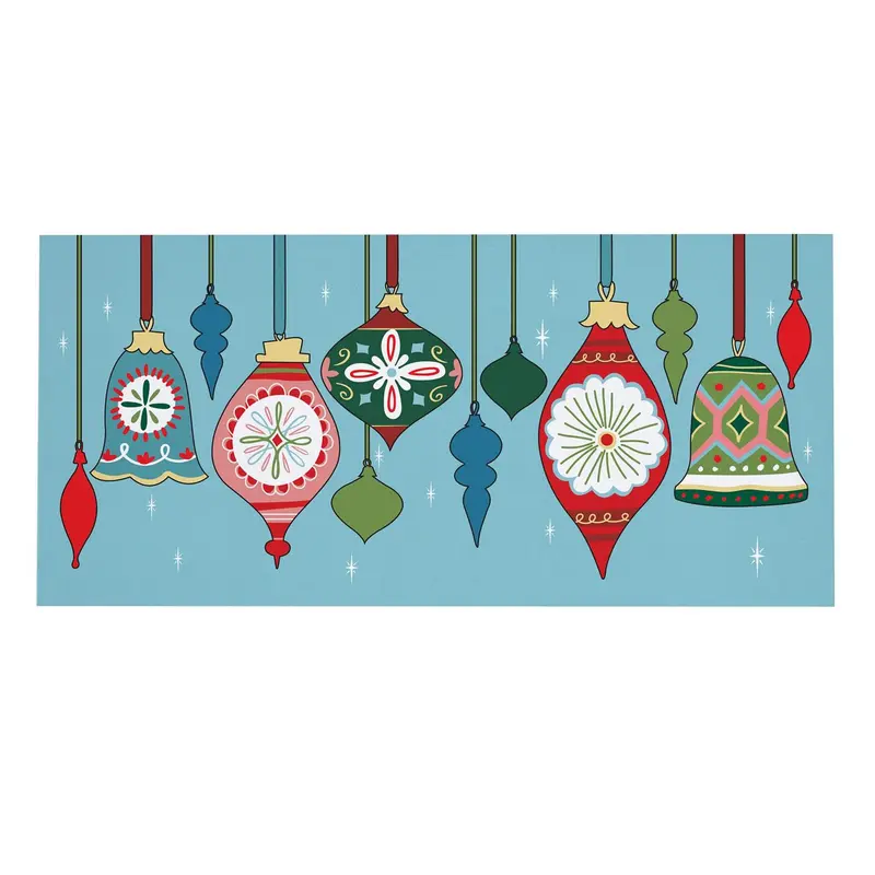 Heartfelt Cheer Vibrant Ornaments Sassafras Mat