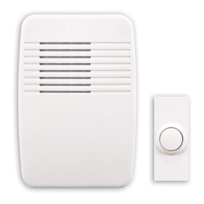 Heath Zenith White Plastic Wireless Door Chime Kit - Deal of The Week