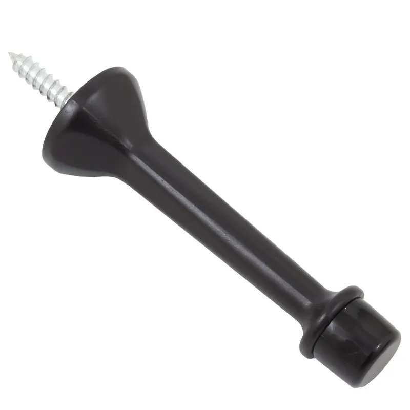 Heavy-Duty Solid Aluminum Door Stop, 3 Inches, Oil-Rubbed Bronze by Stone Harbor Hardware