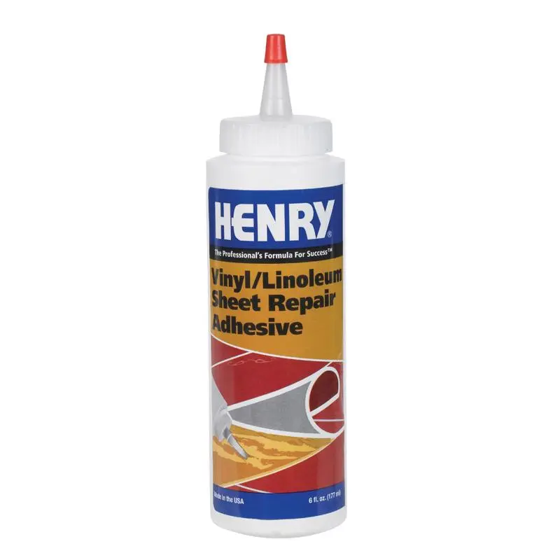 Henry High Strength Liquid Vinyl & Linoleum Repair Adhesive 6 oz. for Floors (Pack of 4) - Deal of The Week