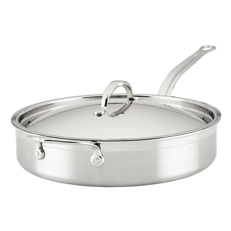 Hestan ProBond TITUM 5.0qt Covered TITUM™ NS Sauté Pan w/helper handle (30cm)