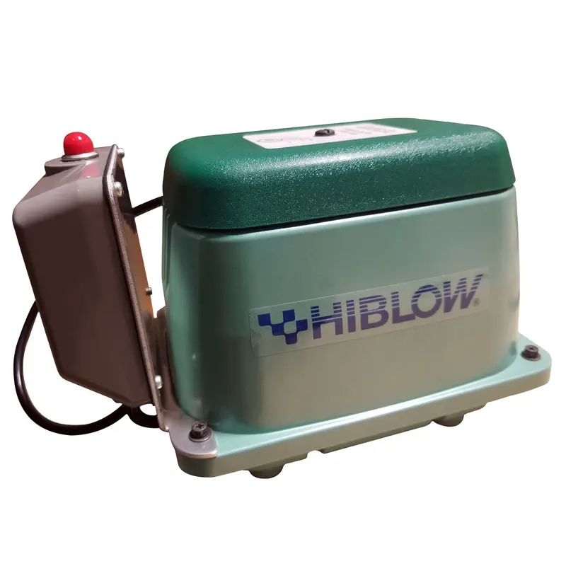 HIBLOW HP-80A Aluminum Linear Diaphragm AC Septic Air Pump with Alarm - Deal of The Week