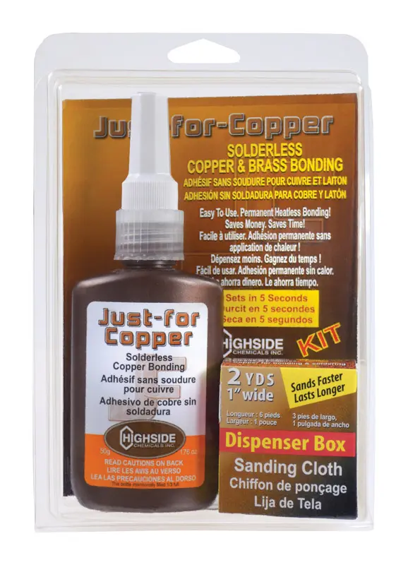 Highside Chemicals Just For Copper 5-3/8 in. L X 8-1/2 in. W Copper and Brass Bonding Kit 1 pc - Deal of The Week