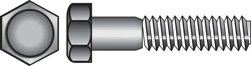 Hillman 3/8-16 in. D X 1-1/2 in. L Stainless Steel Hex Head Cap Screw 50 pk - Open Box