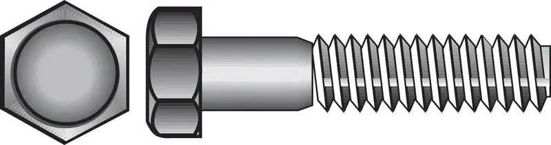HILLMAN 3/8 in. D X 3-1/2 in. L Hot Dipped Galvanized Steel Hex Bolt 50 pk - Open Box