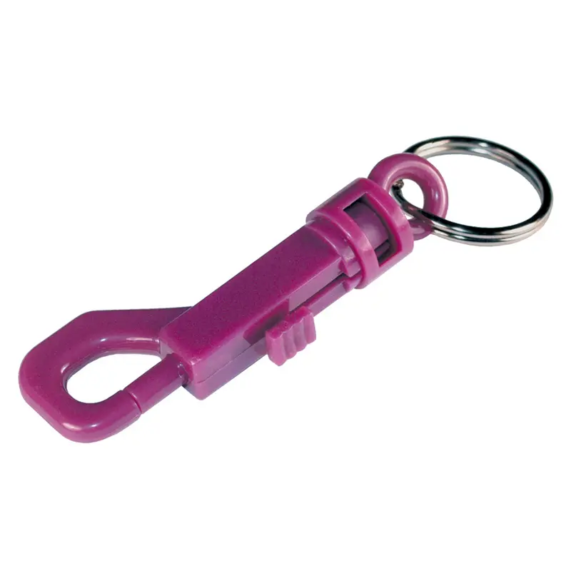 Hillman Metal/Plastic Assorted Clips/Snap Hooks Key Chain (Pack of 5). - Deal of The Week