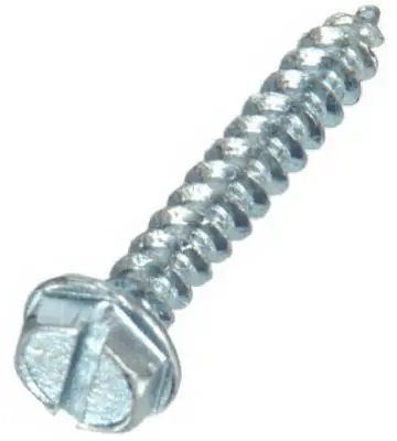 Hillman No. 10 X 2 in. L Slotted Hex Washer Head Sheet Metal Screws 100 pk - Deal of The Week