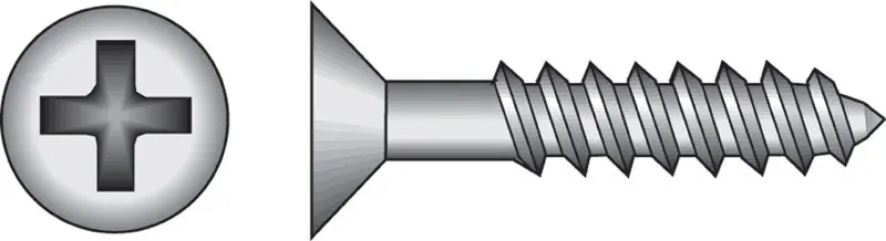 HILLMAN No. 8 X 1-1/2 in. L Phillips Black Phosphate Twin Thread Cabinet Screws 1 pk - Open Box