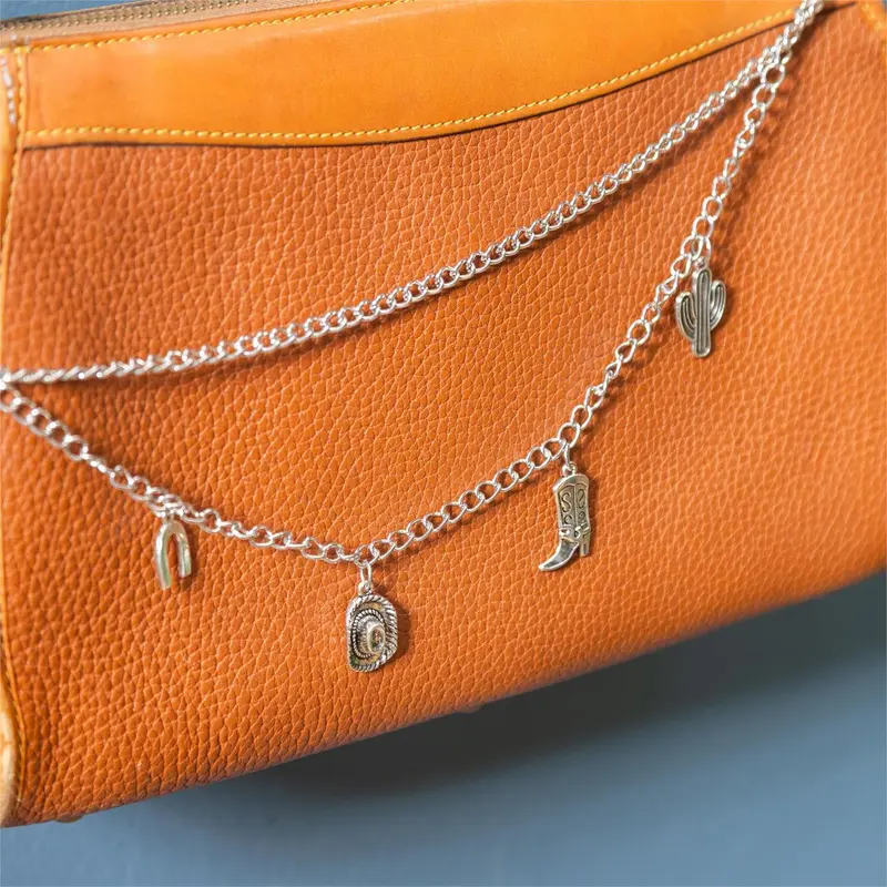 Hillside Pasture Bag Charm, Western, Display