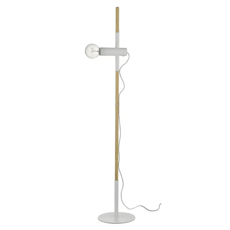 Hilyte 1-Light White Floor Lamp By Homeroots