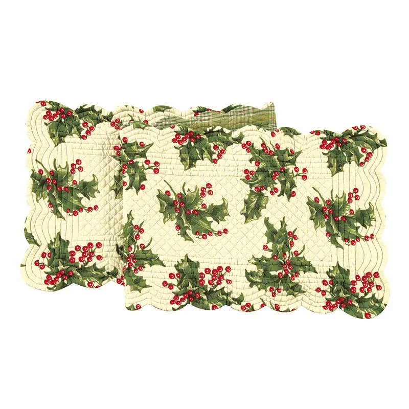 Holly Cream Runner Small