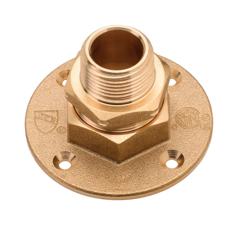 Home-Flex 1/2 in. FIP X 1/2 in. D FIP Steel Adapter - Open Box