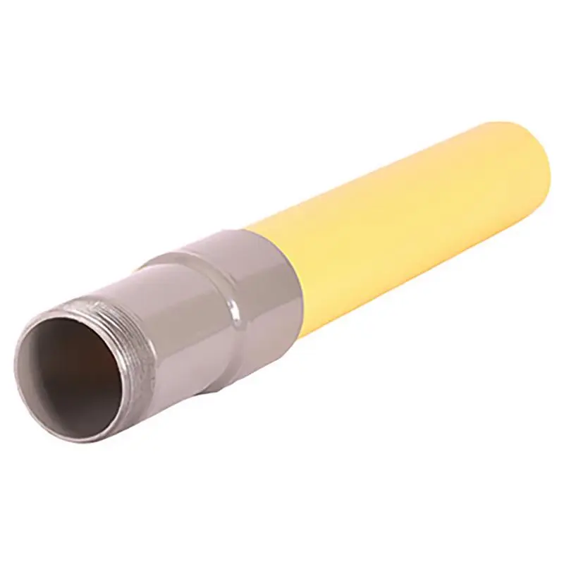Home-Flex Underground Polyethylene Gray/Yellow Gas Pipe Transition 1/2 in. Insert x 1/2 in. MIP Dia. - Deal of The Week