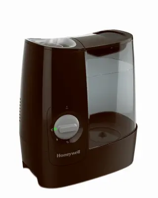 Honeywell Black 120V Warm Mist 1 gal. Capacity Filter Free Humidifier 11.89 H x 6.85 W x 11.25 D in. - Deal of The Week